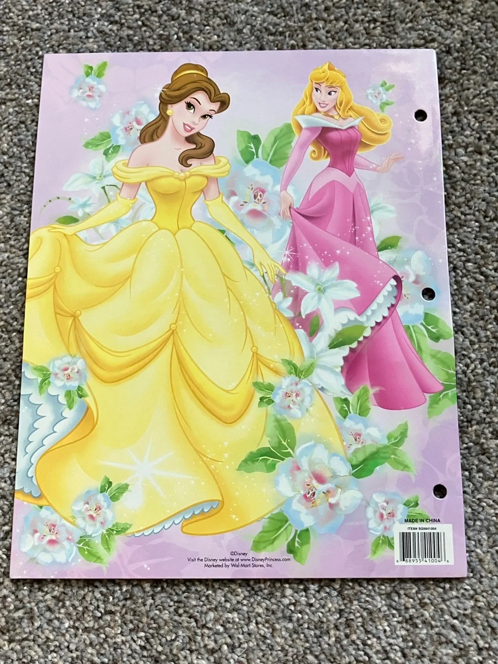 Disney Deadstock Vintage 2000’s Princess Paper Folder